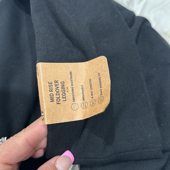 💕VS Pink COTTON FOLDOVER LEGGINGS IN FULL LENGTH - Picture 12 of 12